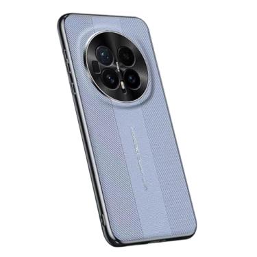 Imagem de LYJSMGZ Capa à prova de choque para Huawei Honor Magic 8 Pro/Magic 8, cobertura total da lente capa de couro leve com proteção contra quedas, roxo, Majic 8