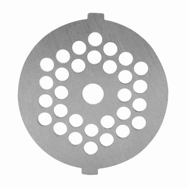 Imagem de Generic Moedor de Carne Forte Disco de Placa Trituradora de Liga 5/7mm Furo para Picada Rápida Seguro e Durável de Usar para Chef de Cozinha Cor Prata (Furo redondo pequeno de 5mm)