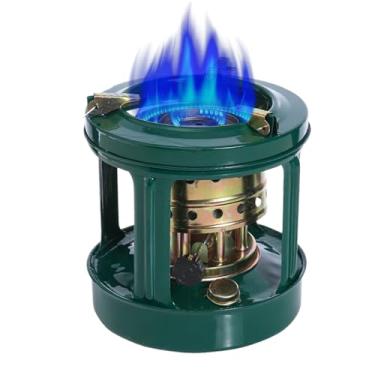 Imagem de Aquecedores De Querosene Para Interior, Aquecedor De Querosene De Ferro, Utensílios De Cozinha Com Queimador De 8 Pavios À Prova De Para Aquecimento De Água Caminhadas Mochilagem Culinária