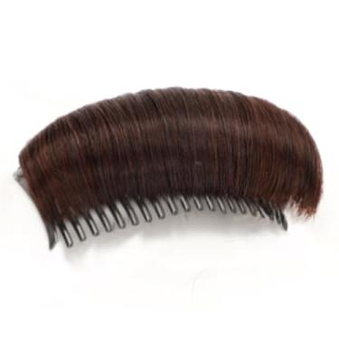 Imagem de Apliques castanhos profundos com clipes – Almofadas de peruca premium, incrementos de cabelo e acessórios para volume e cobertura naturais