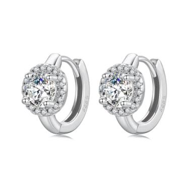 Imagem de GemKing Brincos de argola torcida BSE1147, Prata esterlina, Sem Pedra Preciosa