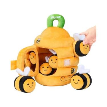 Imagem de Brinquedo De Colmeia Para Bebês De 6 a 12 Meses, 5 Brinquedos Sensoria
