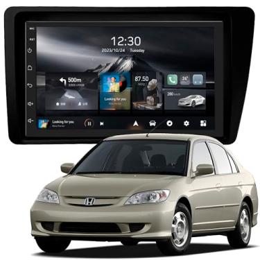 Imagem de Multimídia Adak 7P Honda Civic 2001 A 2006 2+64GB Quadcore Carplay Android Auto Gps