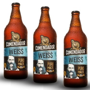 Imagem de Cerveja Comendador WEISS (Trigo) 600ml - 3 unidades
