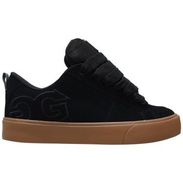 Imagem de Tênis Qix Double-G Record Skate Robusto Preto Gum DGVU0005-Masculino