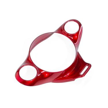 Imagem de JUIVEEL Adesivo protetor de moldura interior de capa de painel compatível com acessórios Kia Soul GT 2020-2025 (estilo vermelho brilhante)