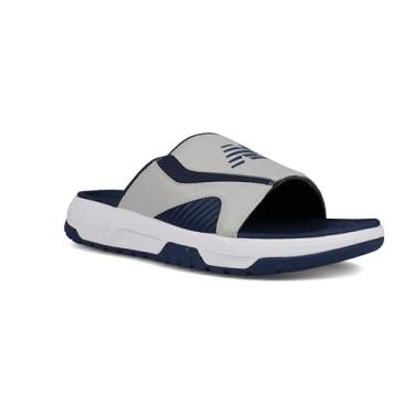 Imagem de New Balance Sandália masculina, Raincloud/azul-marinho, 41
