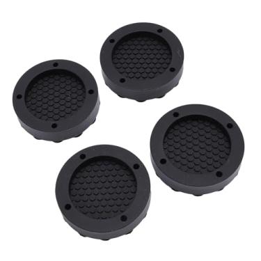 Imagem de Yinhing Amortecedor de Vibração para Máquina de Lavar, Tapete Antivibração Com Ventosa Poderosa, Almofadas de Absorção de Choque para Máquina de Lavar, Silicone, 4 Peças (Preta)
