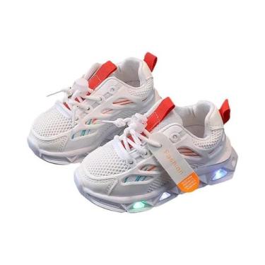 Imagem de Tênis Esportivos Luminosos LED Para Bebês Meninos E Meninas Antiderrap