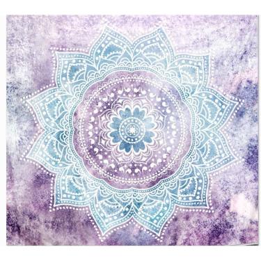 Imagem de Microtecido de parede de flores de mandala de tapeçaria 150x130cm