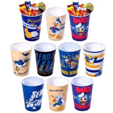Imagem de Kit com 10 Copos do Pato Donald para Festa Aniversário Lembrança Decor