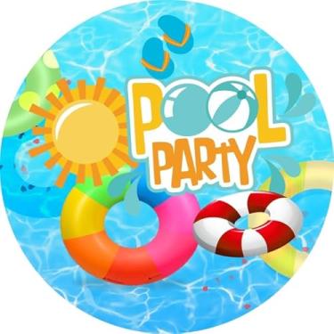Imagem de Painel Festa Redondo C/Elastico 1,50m Pool Party (PPY0035)