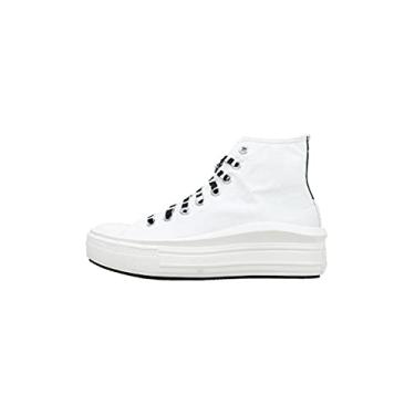 Imagem de Converse Tênis feminino Chuck Taylor All Star Lift, Preto/branco/preto, 5 Women/3.5 Men