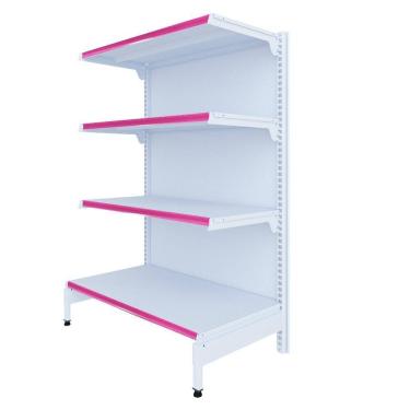 Imagem de Gôndola Prateleira 4 Níveis 40x30 New Plus 1,40 Ponta pe Rosa - sa Gôndolas