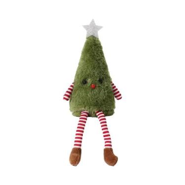 Imagem de Decorações de Natal Boneca de árvore de Natal de pelúcia fofa Decoraçã