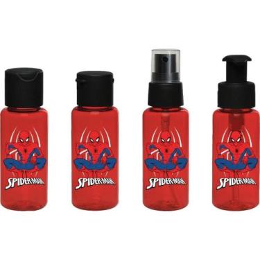 Imagem de Organizador Spider MAN KIT Viagem 4PCS 60M - Spider-Man