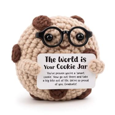 Imagem de FRBFRB Inspirational High School Graduation Gifts for Her, Him - The World is Your Cookie Jar Proud of You Keepsake for Daughter, Son from Parents - New Beginnings Decor