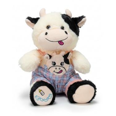 Imagem de Vaquinha de Pelúcia Super Macia e Fofa para Crianças e Colecionadores