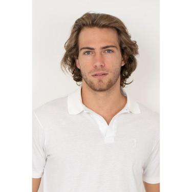 Imagem de Camisa Polo Texturizada Aleatory Fowler Branco-Masculino