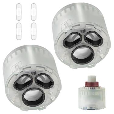 Imagem de Dreyoo Pacote com 2 cartuchos de substituição de equilíbrio de pressão, compatível com American Standard R110/R115 A954.4400070A para torneiras de banheira e chuveiro de alavanca única