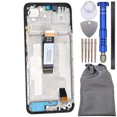 Imagem de Digitalizador de tela sensível ao toque com moldura para Xiaomi Redmi 13 Preto 6,79