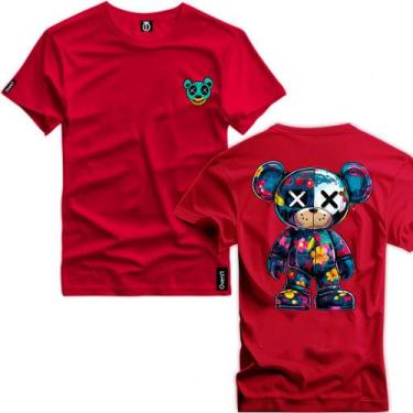 Imagem de Camiseta Masculina Personalizada Urso x Top 0012 Camisa Algodão Premiu