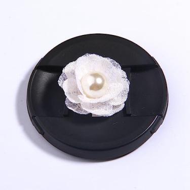 Imagem de 10 peças de flores artificiais de chiffon rosa camélia para decoração de vestido de convite de casamento, 12