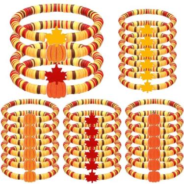 Imagem de Huquary 24 peças de lembrancinhas de festa sob o mar, pulseiras de contas de argila de polímero oceânico, casca, tartaruga, estrela-do-mar, para festa de aniversário e verão, one size, argila, Sem