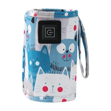 Imagem de oshhni Bolsa Aquecedora de Mamadeira USB, Aquecedor de Mamadeira Portátil de Aquecimento Rápido para Viagem de Carro e Uso Externo
