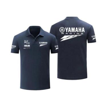 Imagem de Camisa Polo De Manga Curta Da Equipe De Fábrica YAMAHA R1M MotoGP, Cam