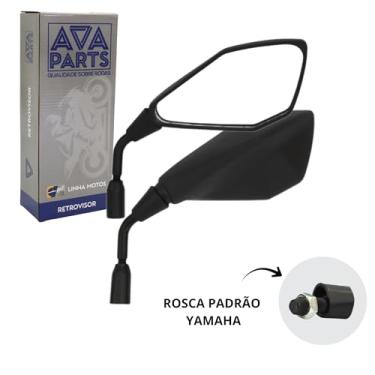 Imagem de AVAPARTS, Retrovisor Modelo Z400 com Lente Convexa para motos YAMAHA