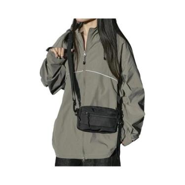 Imagem de Bolsa Transversal Casual Feminina De Grande Capacidade Com Alça Larga 