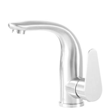 Imagem de Torneira Monocomando Inox Escovado Banheiro Cozinha