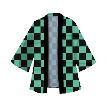 Imagem de Kimono Rosa De Cosplay Nezuko Kamado Para Mulheres E Homens, Anime Jap