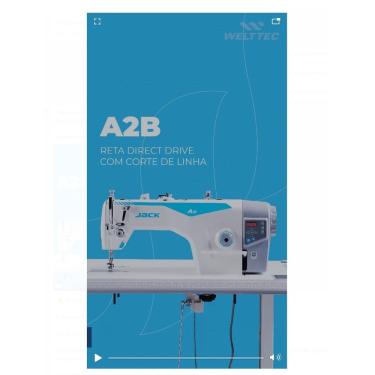 Imagem de Costura Reta Direct Drive Com Corte Jack  A2B -220V