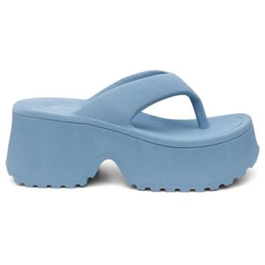 Imagem de Tamanco Feminino Plataforma Anabela Sandália Casual Dia Dia Confortáve