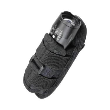Imagem de Bolsa Tática Rotativa Para Lanterna Com Clipe De Cinto Mosquetão 360 G
