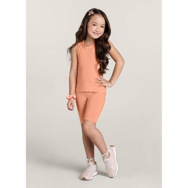 Imagem de Bermuda ciclista infantil menina em cotton Brandili-Feminino