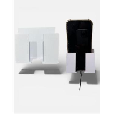 Imagem de Suporte Prático Plástico para Celular multiuso sem Furação - FLEX3D