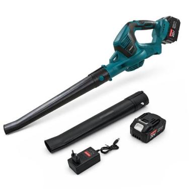 Imagem de Soprador de Folhas Elétrico a Bateria Profissional Bivolt 21v - Nagano