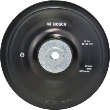 Imagem de Prato de Borracha Para Disco de Fibra 7 com Porca 2608601209 Bosch Prato de Borracha Pa...