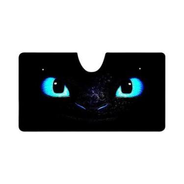 Imagem de Protetor Solar De Carro Em Forma De Dragão, Visor Anti-UV Para Janela,