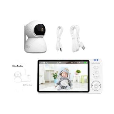 Imagem de Monitor De Bebê Sem Fio HD IPS De 5 Polegadas 720P Sem WiFi Pan Tilt Z