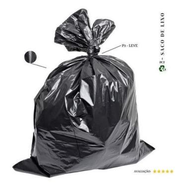 Imagem de Saco De Lixo 100 Litros- P3 - Leve- 100 Unidades - Higipack