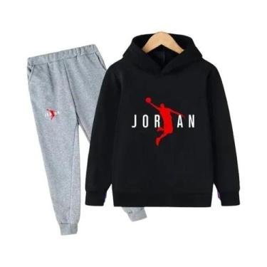 Imagem de Conjunto De Moletom Infantil Com Calças E Estampa De Letras 2 Peças Pr