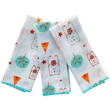 Imagem de Paninho de Boca Toalha Pano Babete Babita Lenço Fraldinha Fralda Enxov