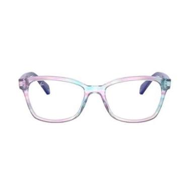 Imagem de Óculos de Grau Multicolorido Roxo Infantil Ray-Ban RY1591 3807-Feminino