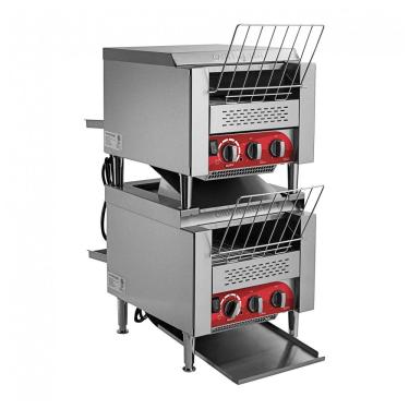 Imagem de Torradeira de Esteira Dupla Avantco T3300B2S Comercial com 3 Aberturas 208V, 6600W, 1600 Fatias por Hora