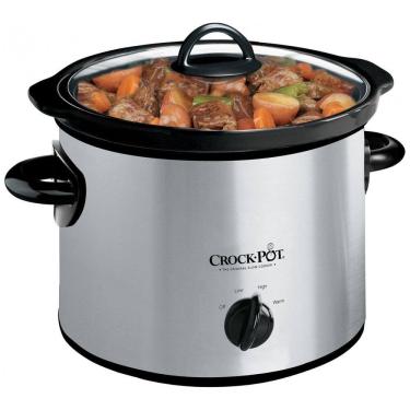 Imagem de Panela Elétrica de Cozimento Lento Crock-Pot Manual Prata 3 Litros