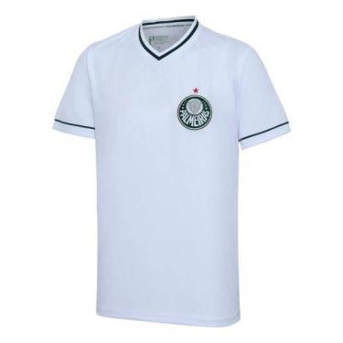 Imagem de Camisa Palmeiras Home 2 Branca Licenciado Escudo Bordado - Betel Palme